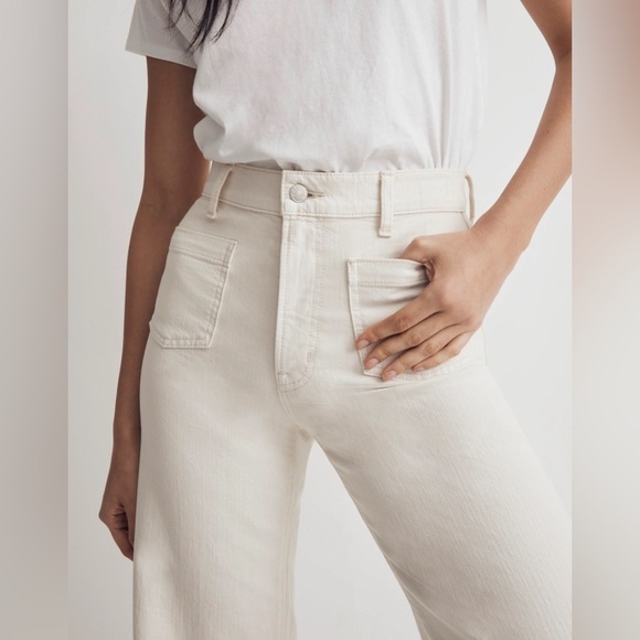 NEW Madewell Vintage Canvas The Perfect Vintage Slouchy Wide Leg Jeans Size 31 - Picture 8 of 12